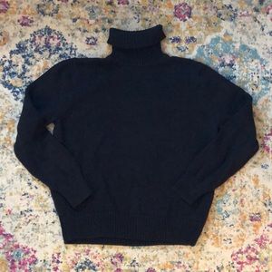 Black Turtleneck Sweater